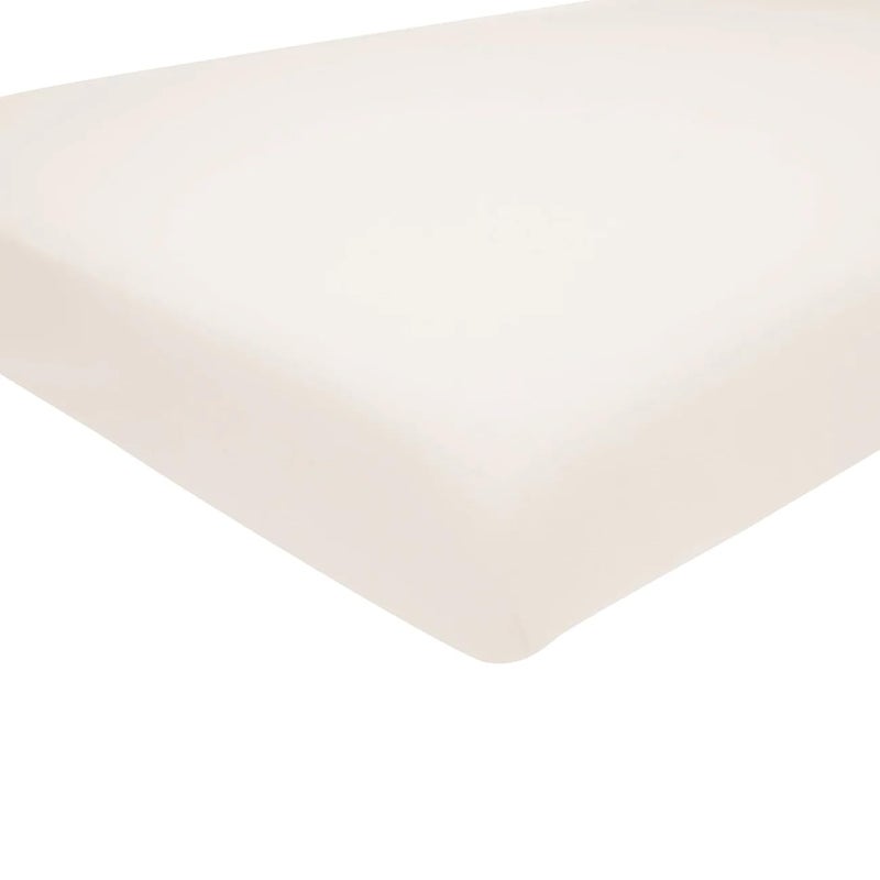 Kyte Baby Soft Crib Sheet - Standard Fitted Crib Sheet Made with Rayon from Bamboo, Ultra-Gentle and Breathable (Oat) - Image 1